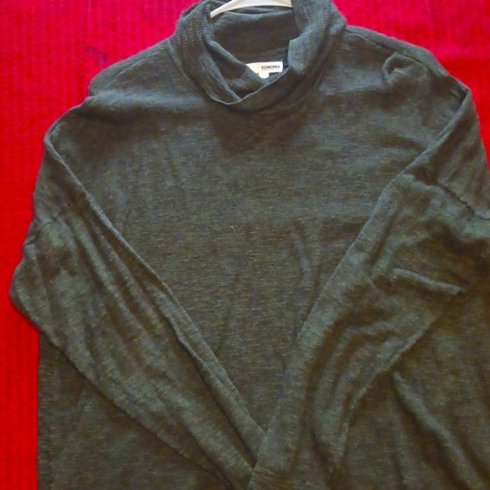 Sonoma goods for life forest green turtle neck long sleeve
